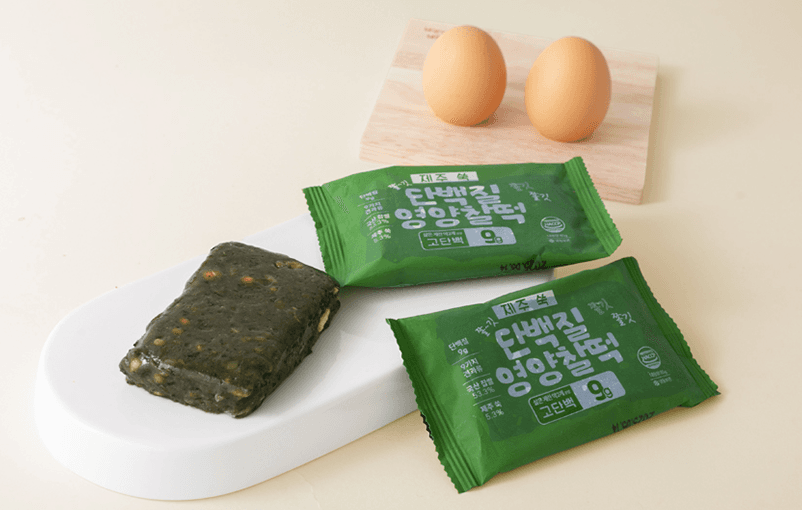 영양가득 제로 제주 쑥 단백질 영양찰떡 (85g X 10개입)