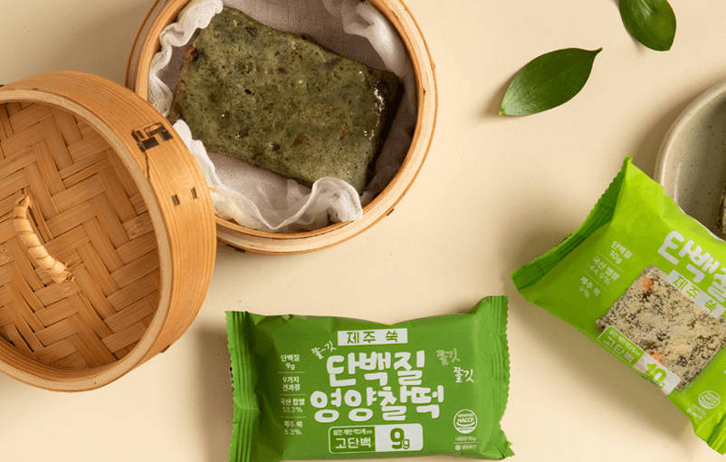 영양가득 제로 제주 쑥 단백질 영양찰떡 (85g X 10개입)