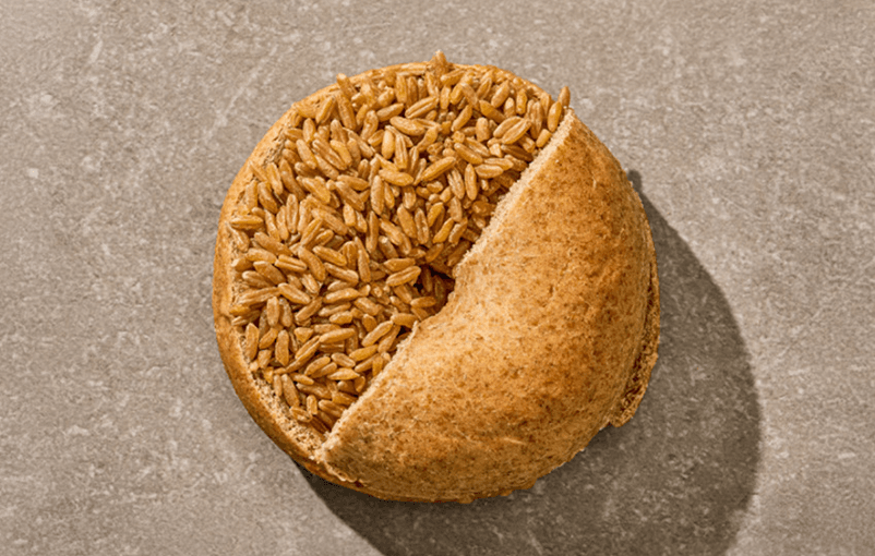 저당 카무트 통밀 100% 플레인베이글 100g (6개입)